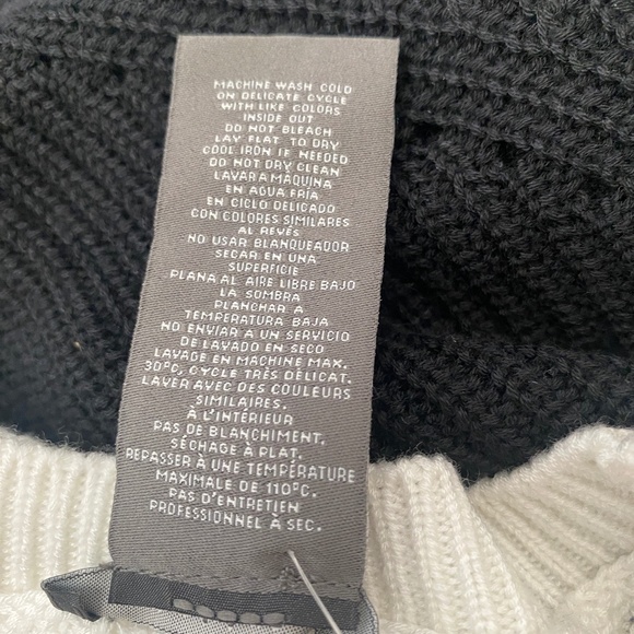 Matty M Women's Elbow Sleeve Colorblock Sweater - Picture 2 of 6